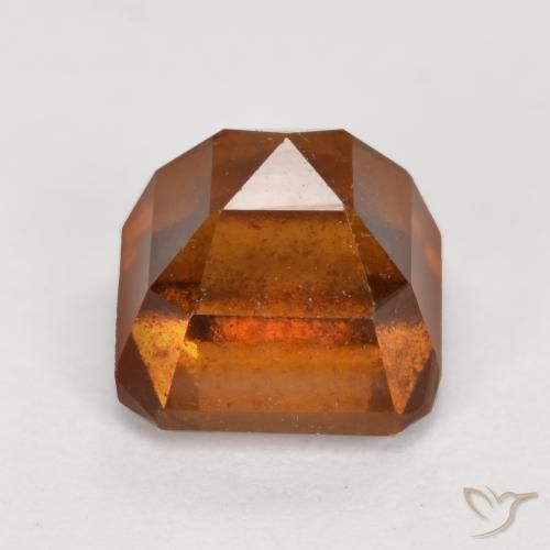 Granato hessonite Arancio medio-scuro naturale da 1.84 ct, Ottagonale / Taglio smeraldo, SI