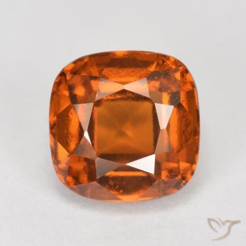 Granato hessonite Arancio medio-scuro naturale da 2.45 ct, Cuscino, VS