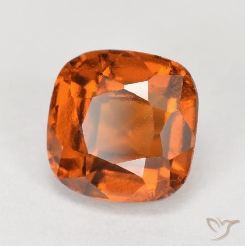 Granato hessonite Arancio medio-scuro naturale da 2.45 ct, Cuscino, VS