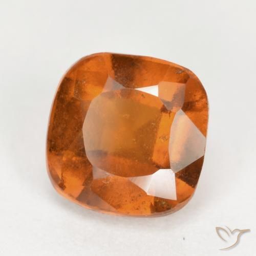 Granato hessonite Arancione scuro naturale da 2.36 ct, Cuscino, VS-SI