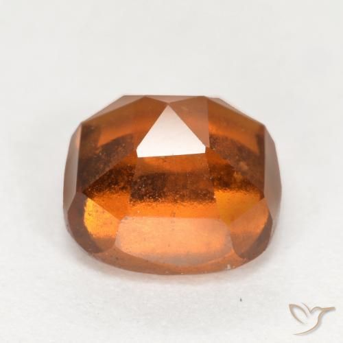 Granato hessonite Arancione scuro naturale da 2.36 ct, Cuscino, VS-SI