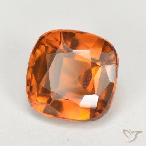 Granato hessonite Arancio medio-scuro naturale da 2.46 ct, Cuscino, VVS-VS
