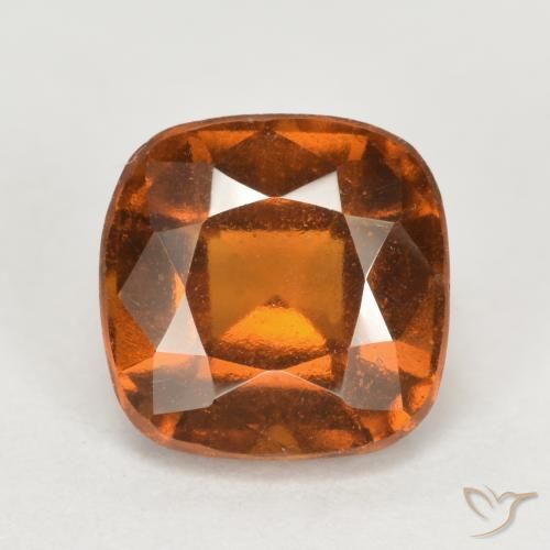 2.31ct Naturale Arancio medio-scuro Granato hessonite, Cuscino, VS