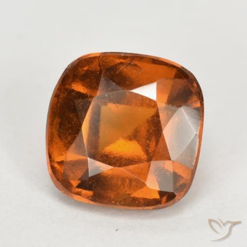 Granato hessonite Arancio medio-scuro naturale da 2.31 ct, Cuscino, VS
