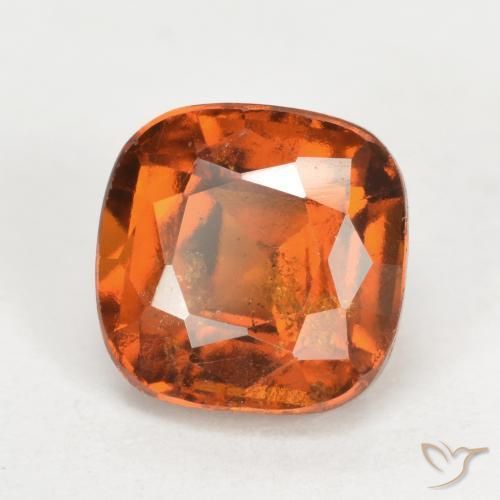 Granato hessonite Arancia Fuoco naturale da 2.42 ct, Cuscino, VS-SI
