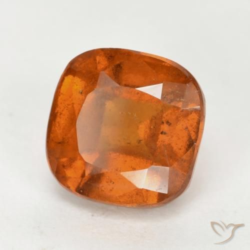 Granato hessonite Arancio Medio naturale da 2.55 ct, Cuscino, VS-SI