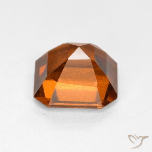 Granato hessonite Arancione scuro naturale da 1.65 ct, Ottagonale / Taglio smeraldo, VS