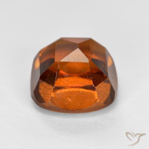 Granato hessonite Arancio medio-scuro naturale da 2.46 ct, Cuscino, VS-SI