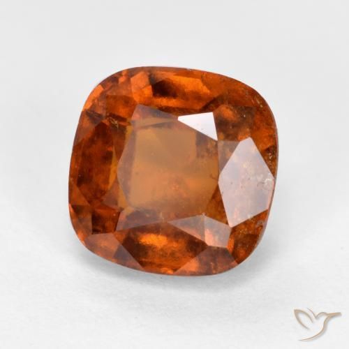 Granato hessonite Arancione scuro naturale da 2.31 ct, Cuscino, SI