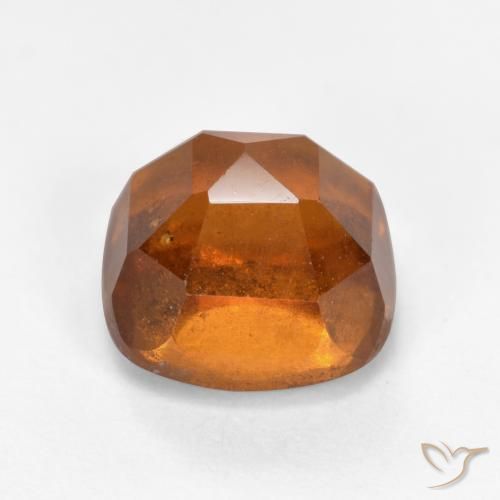 Granato hessonite Arancione scuro naturale da 2.66 ct, Cuscino, VS-SI