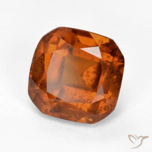 Granato hessonite Arancione rossastra naturale da 2.03 ct, Ottagonale / Taglio smeraldo, VS-SI