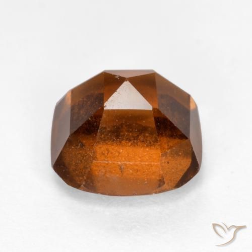 Granato hessonite Arancione rossastra naturale da 2.03 ct, Ottagonale / Taglio smeraldo, VS-SI