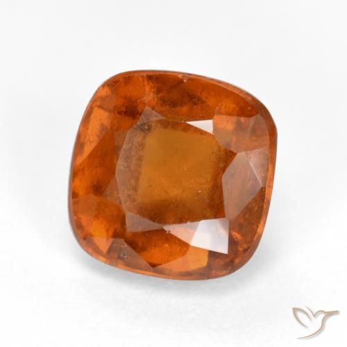 Granato hessonite Arancione Ambra naturale da 2.33 ct, Cuscino, SI