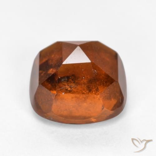 Granato hessonite Arancione rossastra naturale da 2.40 ct, Cuscino, SI