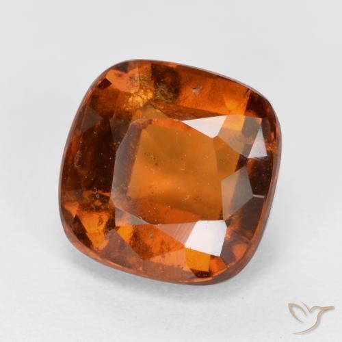 Granato hessonite Arancione scuro naturale da 2.30 ct, Cuscino, VS-SI