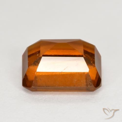 Granato hessonite Arancione Ambra naturale da 2.14 ct, Ottagonale / Taglio smeraldo, VS-SI