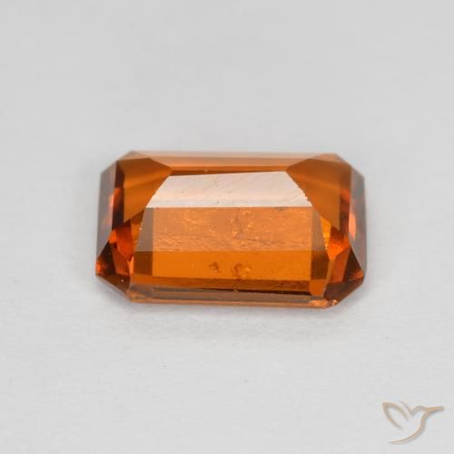 Granato hessonite Arancio Medio naturale da 1.92 ct, Ottagonale / Taglio smeraldo, VS-SI