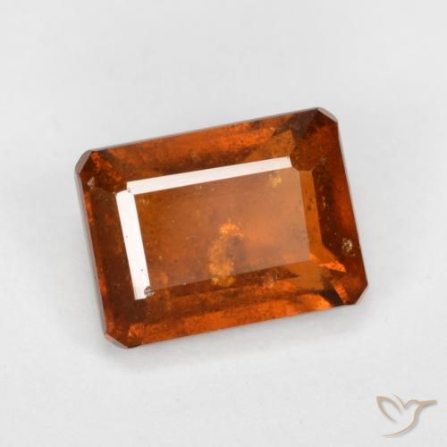Granato hessonite Arancione Ambra naturale da 2.31 ct, Ottagonale / Taglio smeraldo, SI