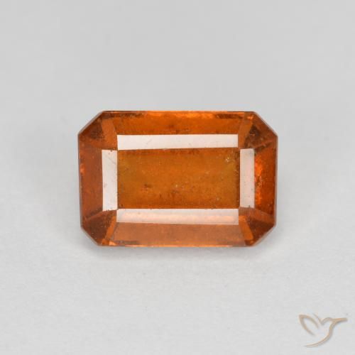 Granato hessonite Arancio Medio naturale da 2.38 ct, Ottagonale / Taglio smeraldo, SI