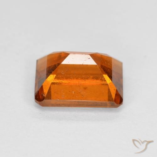 Granato hessonite Arancione scuro naturale da 2.27 ct, Ottagonale / Taglio smeraldo, SI