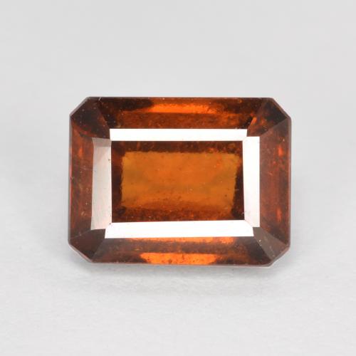 Granato hessonite Arancione scuro naturale da 2.10 ct, Taglio smeraldo, VS-SI