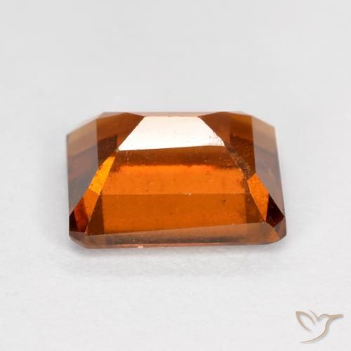 Granato hessonite Arancione scuro naturale da 2.17 ct, Ottagonale / Taglio smeraldo, VS-SI