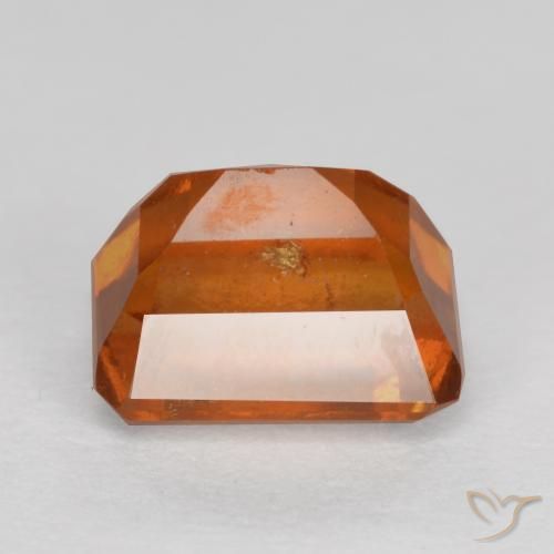 Granato hessonite Arancione scuro naturale da 1.76 ct, Ottagonale / Taglio smeraldo, SI