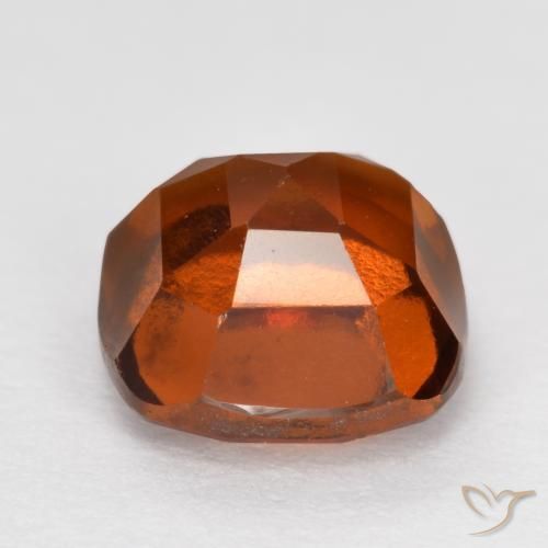 Granato hessonite Arancione scuro naturale da 2.31 ct, Cuscino, VS
