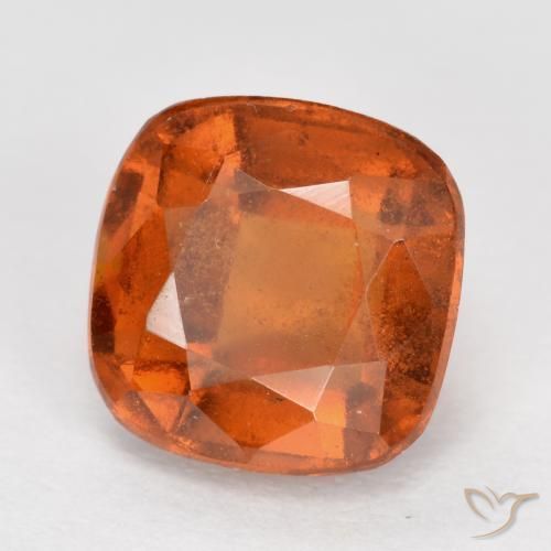 Granato hessonite Arancio Medio naturale da 2.23 ct, Cuscino, VS-SI