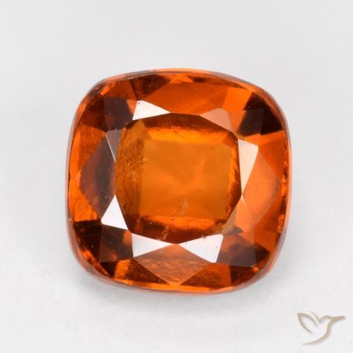 2.24ct Naturale Arancio Medio Granato hessonite, Cuscino, VS-SI