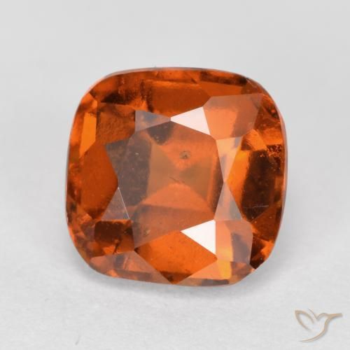 Granato hessonite Arancia Fuoco naturale da 2.10 ct, Cuscino, VS
