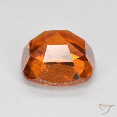 Granato hessonite Arancione scuro naturale da 2.00 ct, Cuscino, VS-SI