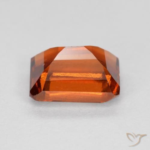 Granato hessonite Arancione Ambra naturale da 1.38 ct, Ottagonale / Taglio smeraldo, VVS-VS