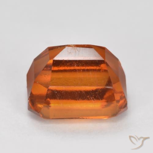 Granato hessonite Arancione scuro naturale da 1.83 ct, Ottagonale / Taglio smeraldo, VS