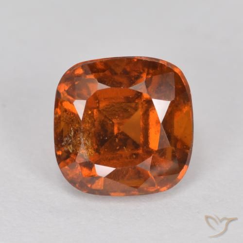 Granato hessonite Arancione scuro naturale da 2.08 ct, Cuscino, SI