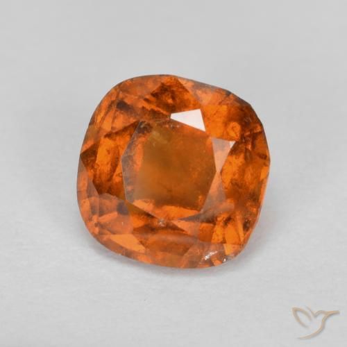 Granato hessonite Arancia Fuoco naturale da 1.20 ct, Cuscino, VS-SI