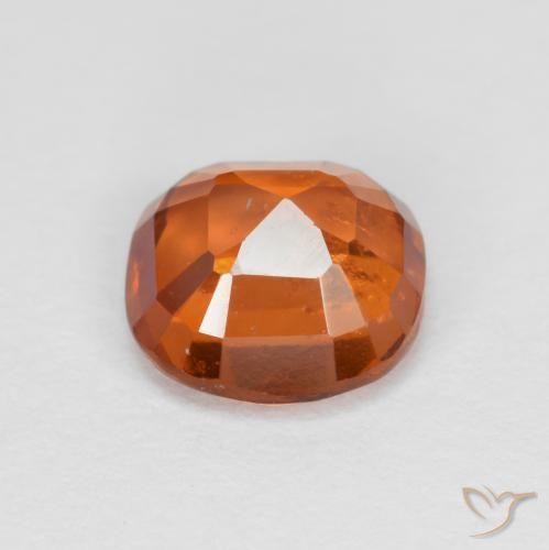 Granato hessonite Arancione scuro naturale da 1.21 ct, Cuscino, VS-SI