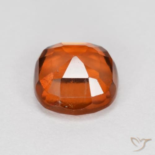 Granato hessonite Arancione Ambra naturale da 1.38 ct, Cuscino, VS-SI