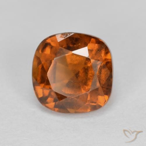 Granato hessonite Arancione Ambra naturale da 1.37 ct, Cuscino, VS-SI