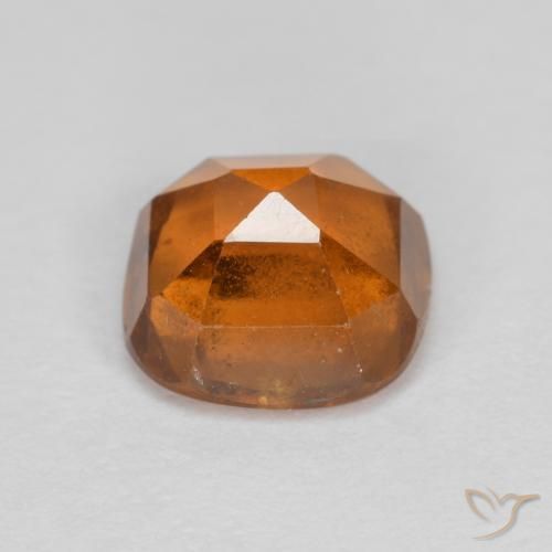 Granato hessonite Arancione scuro naturale da 1.28 ct, Cuscino, VS-SI