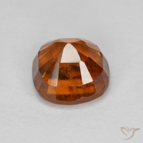 Granato hessonite Arancione scuro naturale da 1.39 ct, Cuscino, VS-SI