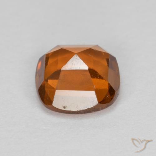 Granato hessonite Arancione rossastra naturale da 1.26 ct, Cuscino, VS-SI