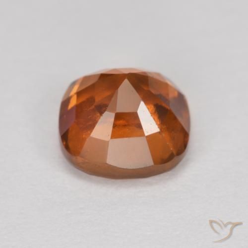 Granato hessonite Arancione scuro naturale da 1.44 ct, Cuscino, VS-SI