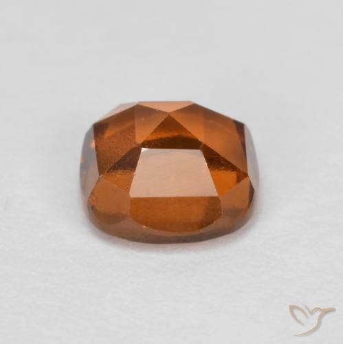 Granato hessonite Arancione scuro naturale da 1.30 ct, Cuscino, VS-SI