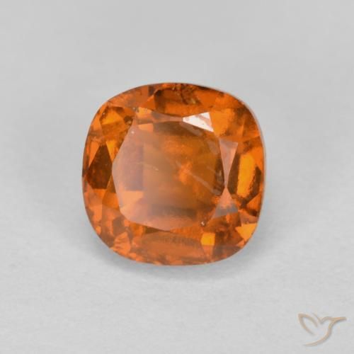 Granato hessonite Arancio medio-scuro naturale da 1.50 ct, Cuscino, VS-SI