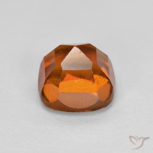 Granato hessonite Arancione Ambra naturale da 1.54 ct, Cuscino, VS-SI