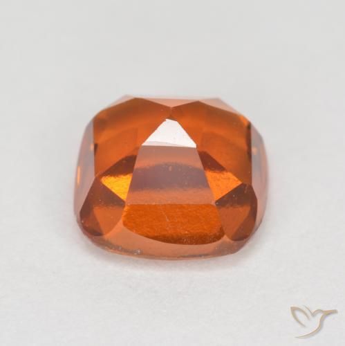 Granato hessonite Arancio Medio naturale da 2.18 ct, Cuscino, VVS-VS