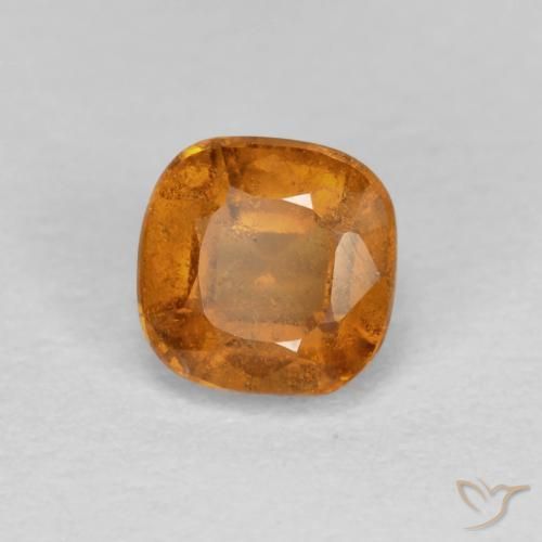Granato hessonite Arancione scuro naturale da 0.93 ct, Cuscino, SI