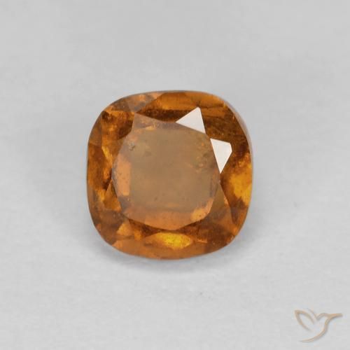 0.95ct Naturale Arancio Medio Granato hessonite, Cuscino, SI