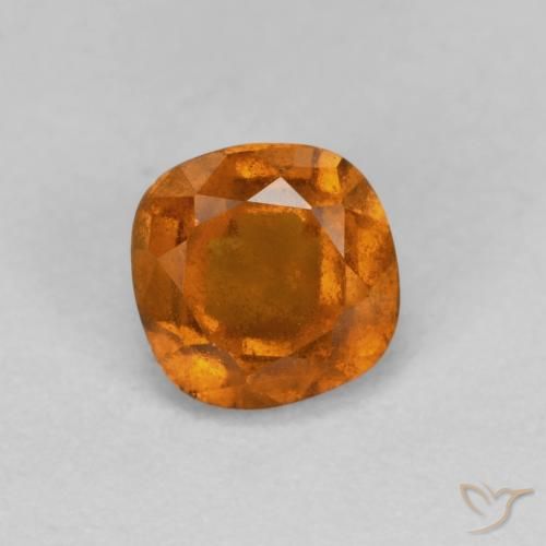 Granato hessonite Arancio Terra naturale da 0.88 ct, Cuscino, SI
